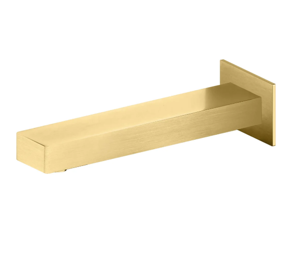 Wall-Mounted Square Bathtub Spout (7.08" Solid Brass) IKON-BS0100