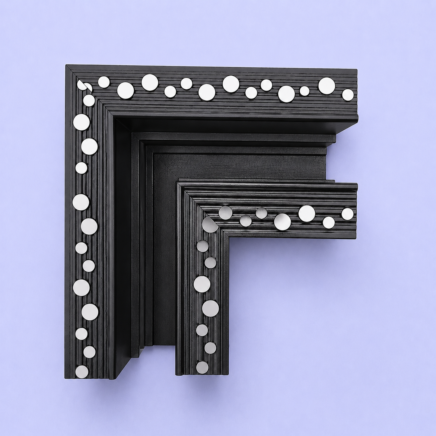 Corner connection for built-in magnetic busbar IKON-MAG-C90-2