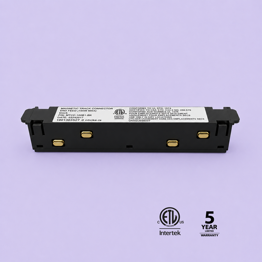 48V Magnetic Track Lighting Connector (IKON-MAG-S)