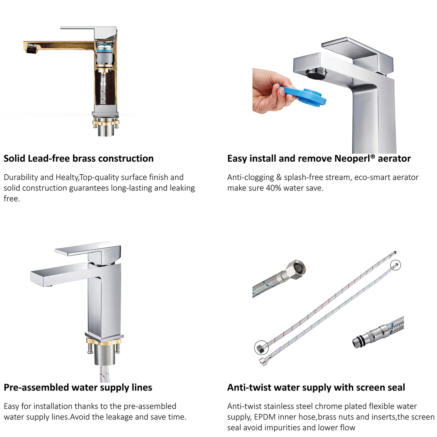 Single Hole Bathroom Faucet AB000000