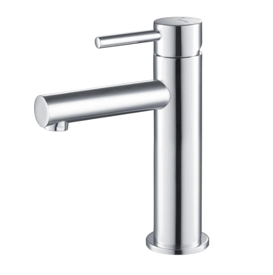 Single Handle Solid Brass Bathroom Basin Faucet (Model: iKON-AB000005)