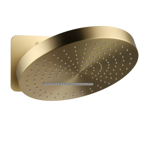 2-Function Round Wall-Mounted Rain & Waterfall Shower Head IKON-SHI063232