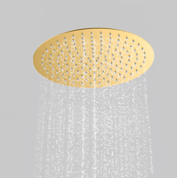 Ultra-Thin  Circul  Overhead Rain Shower 11.8"x11.8"(300x300mm) IKON-SHA1202