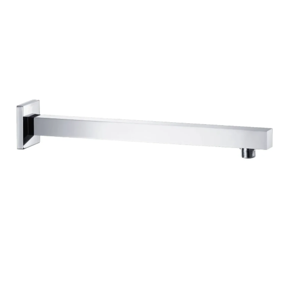 Solid Brass Square Straight Wall-Mounted Shower Arm IKON-SSA4004