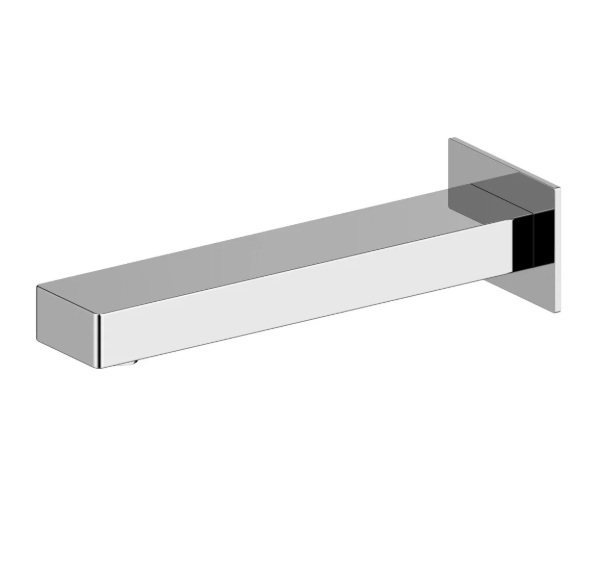 Wall-Mounted Square Bathtub Spout (7.08" Solid Brass) IKON-BS0100
