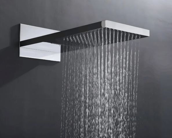 2-Function Wall-Mounted Rain & Waterfall Shower Head IKON-SHG2202