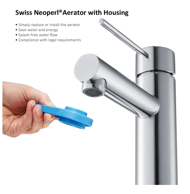 Single Handle Solid Brass Bathroom Basin Faucet (Model: iKON-AB000005)