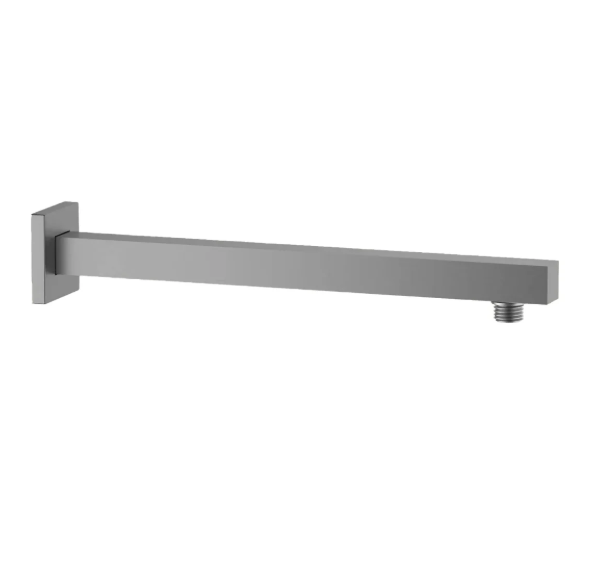 Solid Brass Square Straight Wall-Mounted Shower Arm IKON-SSA4004