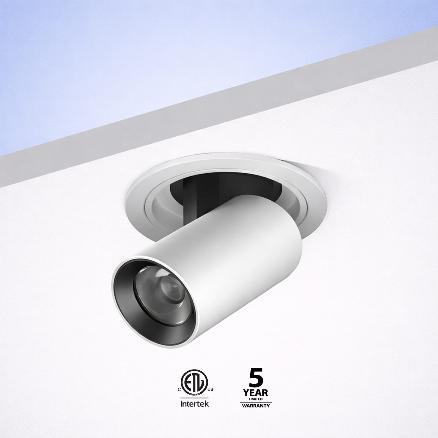 Round Trimmed stretchable spotlight IKON-DL02-12W-RT