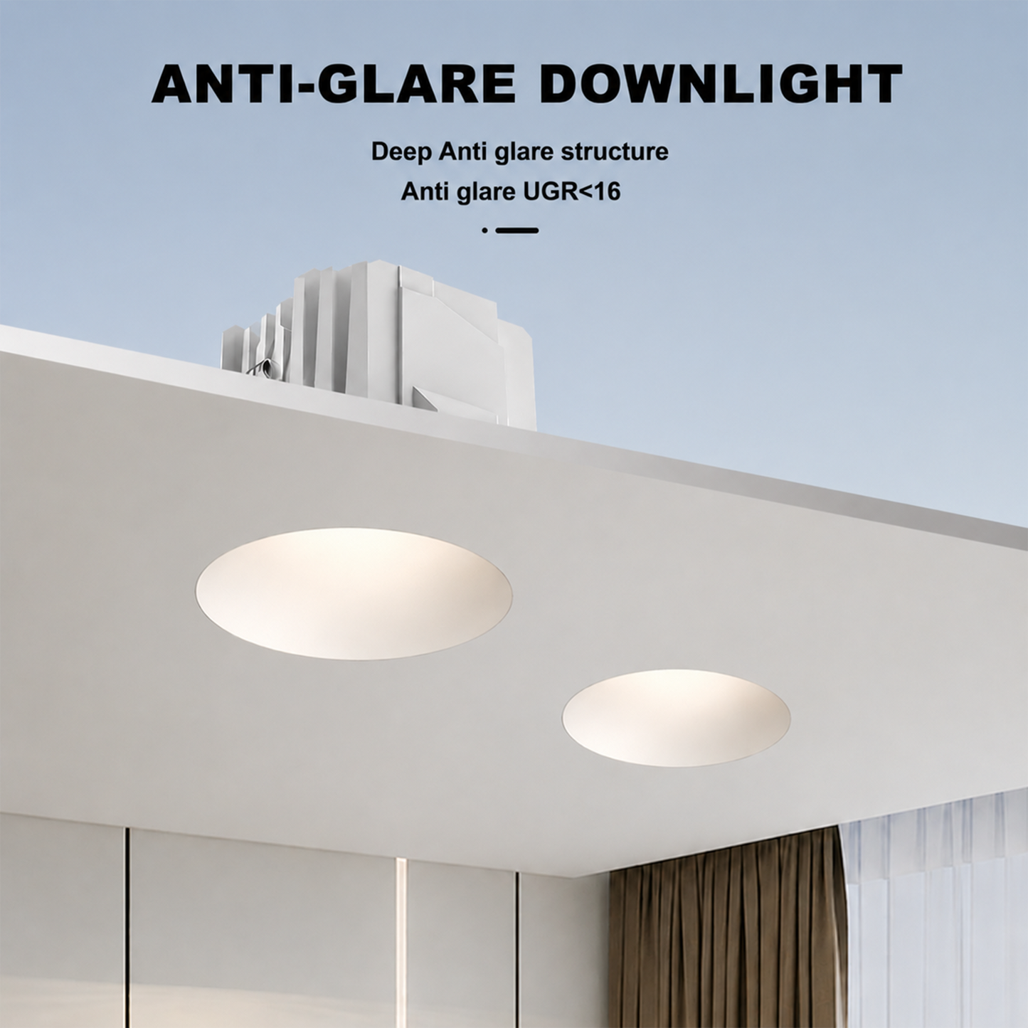 Round Trimless IKON-DL03-10W-RTL Downlight