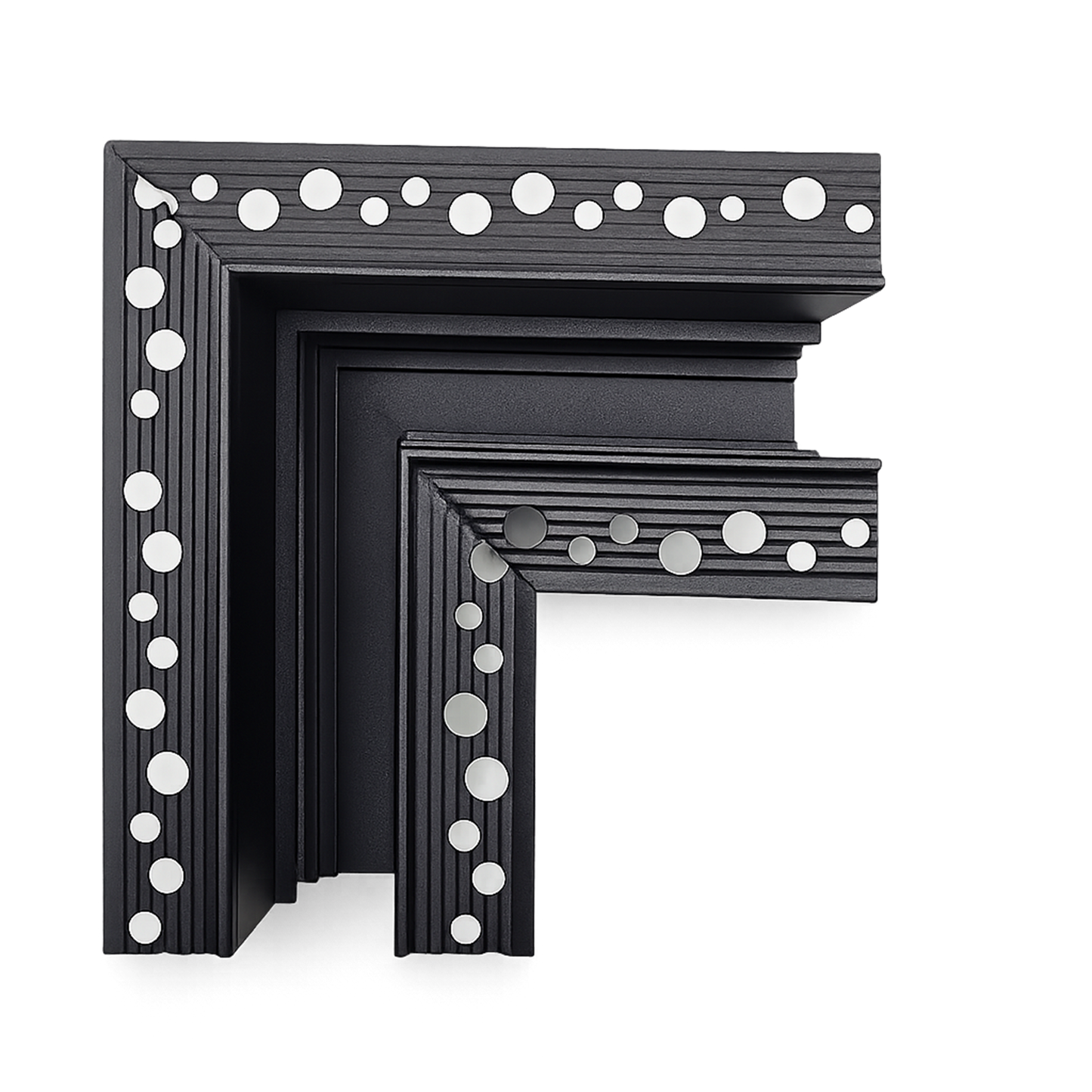 Corner connection for built-in magnetic busbar IKON-MAG-C90-2