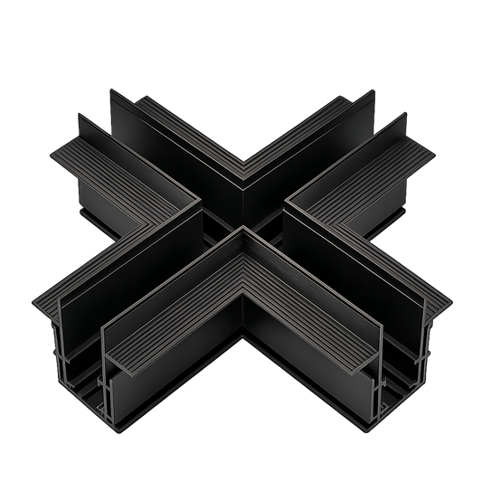 X-shaped track connector IKON-MAG-CX-1
