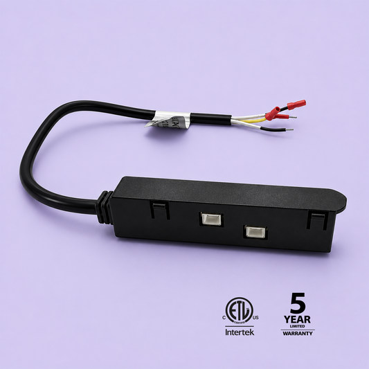 48V Magnetic Track Lighting Connector (IKON-MAG-P)