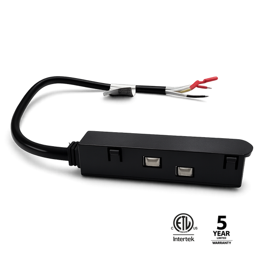 48V Magnetic Track Lighting Connector (IKON-MAG-P)