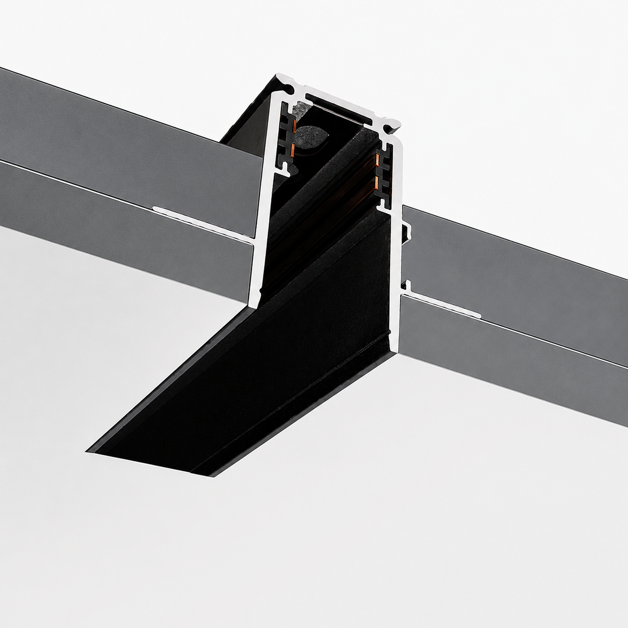 Recessed Magnetic Track Rail IKON-MAG-TR-R2-3000