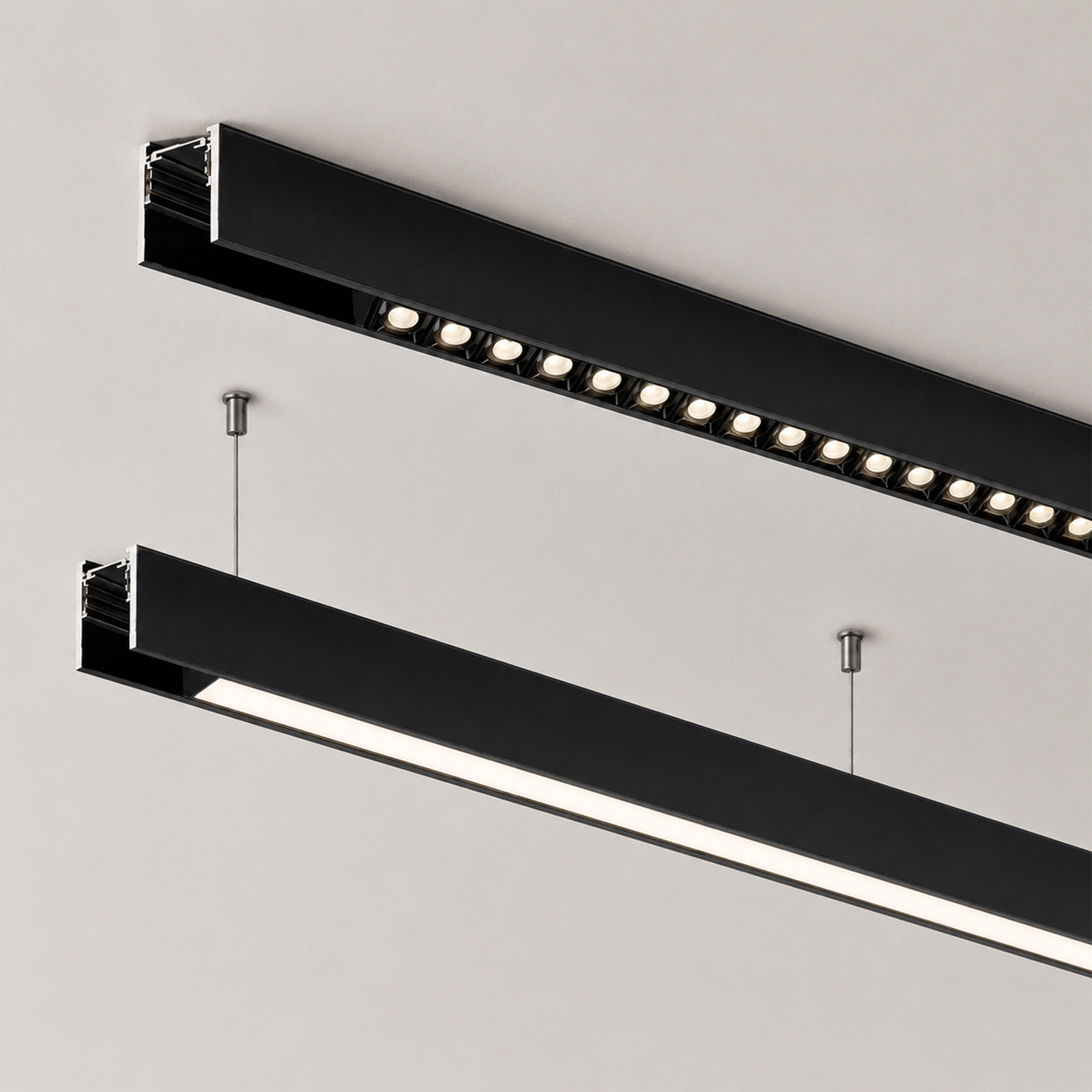 Surface Mounted Magnetic Track Rail IKON-MAG-TR-S-3000