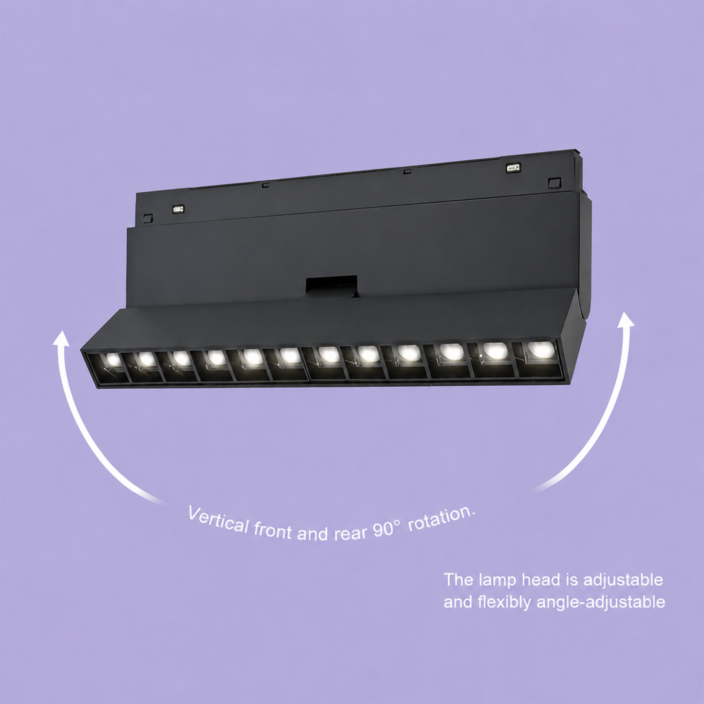 48V Magnetic LED Adjustable Grille Light IKON-MAG01-GLA-12W