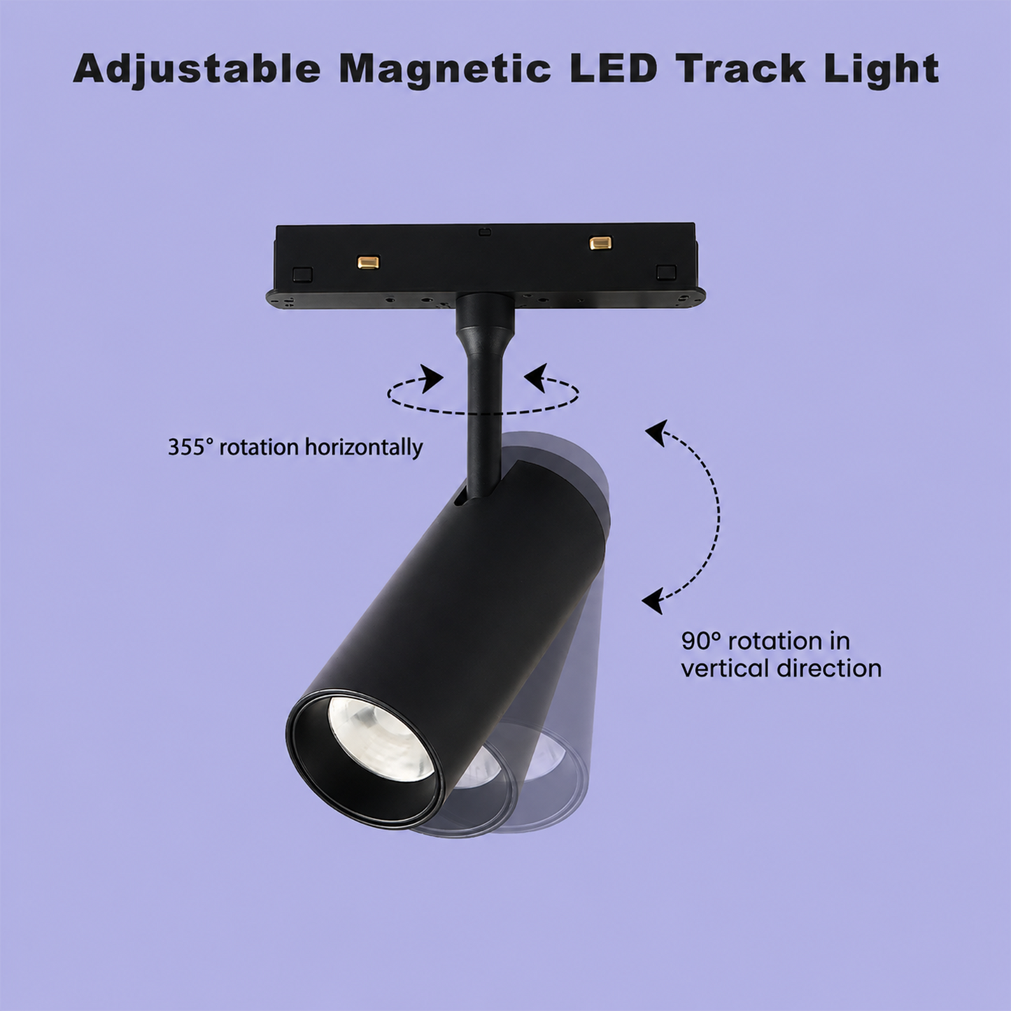 48V Magnetic Track Light IKON-MAG01-TL-10W