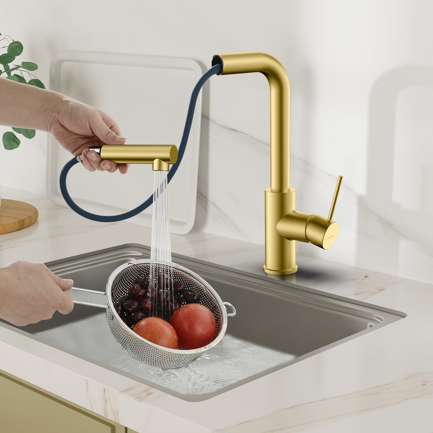 Single Handle Pull-Out Kitchen Faucet (Model: KFB1051A)
