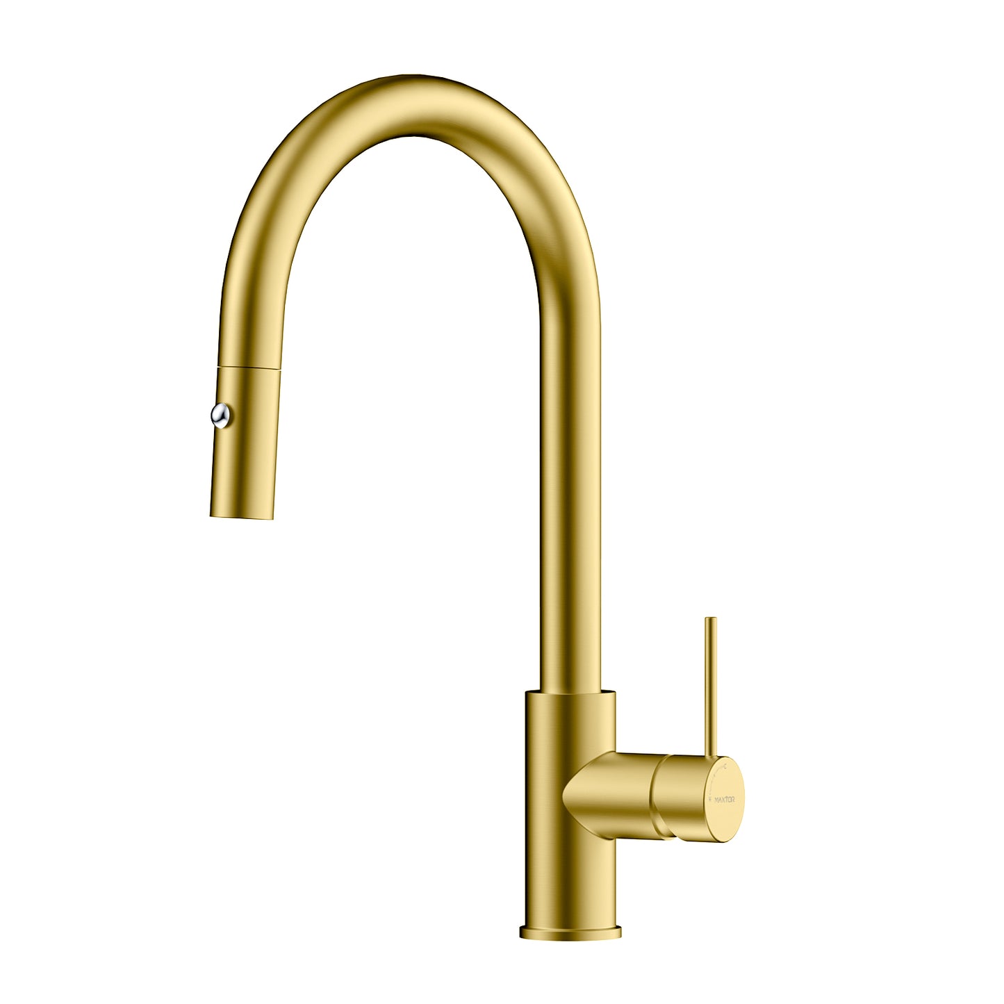 Single Handle High-Arc Solid Brass Pull-Down Kitchen Faucet (Model: iKON-KFB1059)