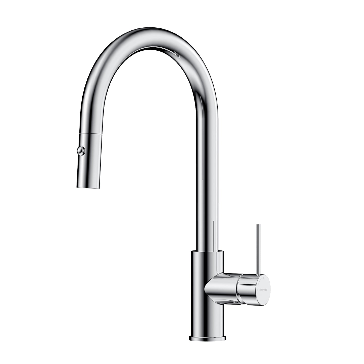 Single Handle High-Arc Solid Brass Pull-Down Kitchen Faucet (Model: iKON-KFB1059)