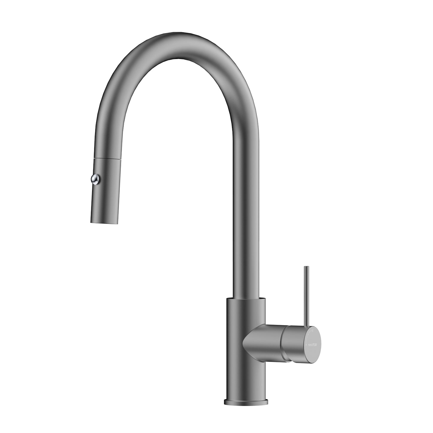 Single Handle High-Arc Solid Brass Pull-Down Kitchen Faucet (Model: iKON-KFB1059)