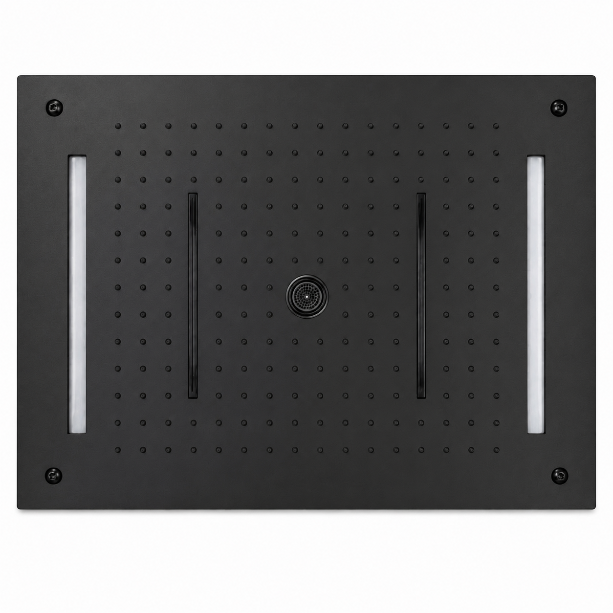 Large Rectangular Ceiling-Mounted Flush Double Overhead Shower Head IKON-SHL2702